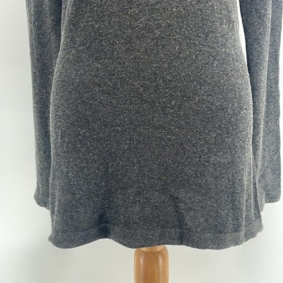 Annette Gortz light weight turtle neck detailed back brown wool blend lagenlook - Picture 4 of 11